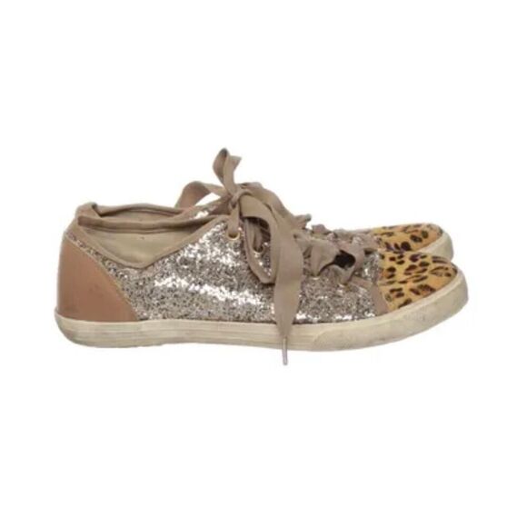 Kurt Geiger leopard sparkle sneakers - Picture 1 of 10